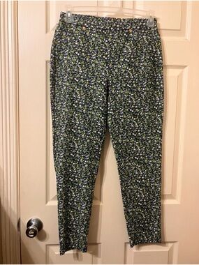 Michael Kors Navy Floral Skinny Jeans